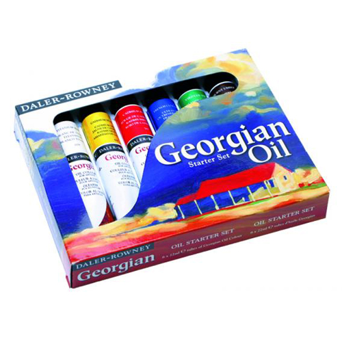 Daler Rowney Georgian Oil Colour Starter Set 6 x 22ml