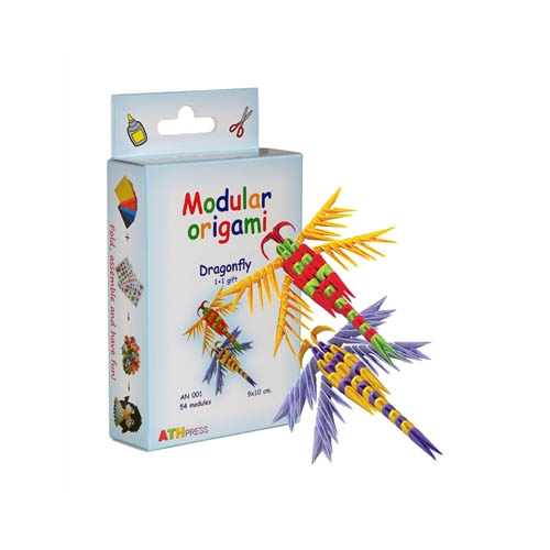 Modular Origami Dragonfly Kit