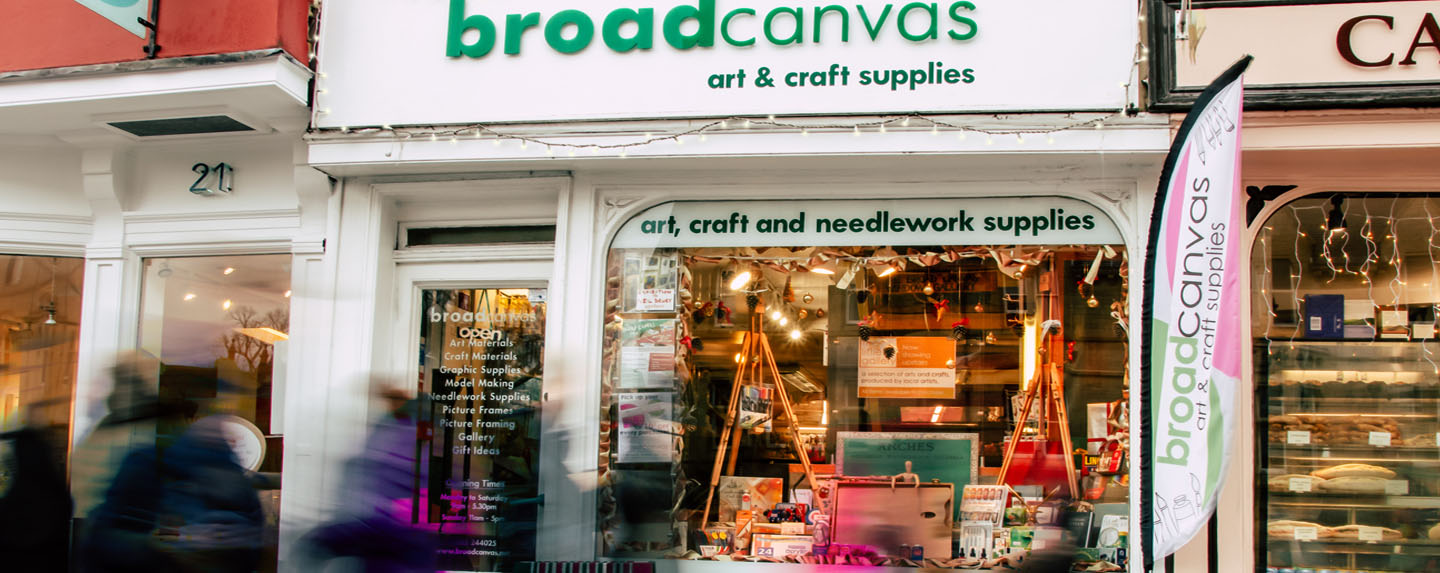 Broad Canvas, art and craft supplies, Oxford